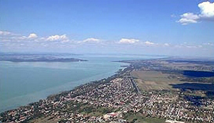 Légifelvétel Balatonőszödről