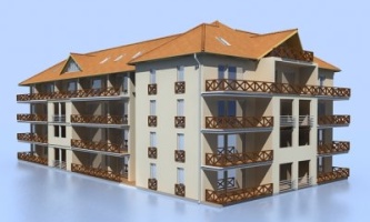 Három dimenziós apartmanház